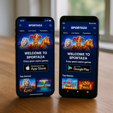 Sportaza - Mobile Apps - iOS and Android Casino Application