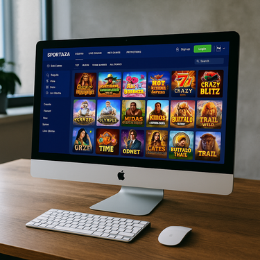 Sportaza - Desktop Design Interface - Polish Casino Platform